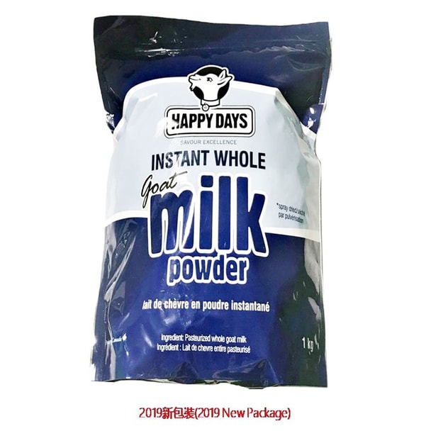 HAPPY DAYS Whole Goat Milk Powder 1kg HAPPY DAYS Whole Goat Milk Powder 1kg