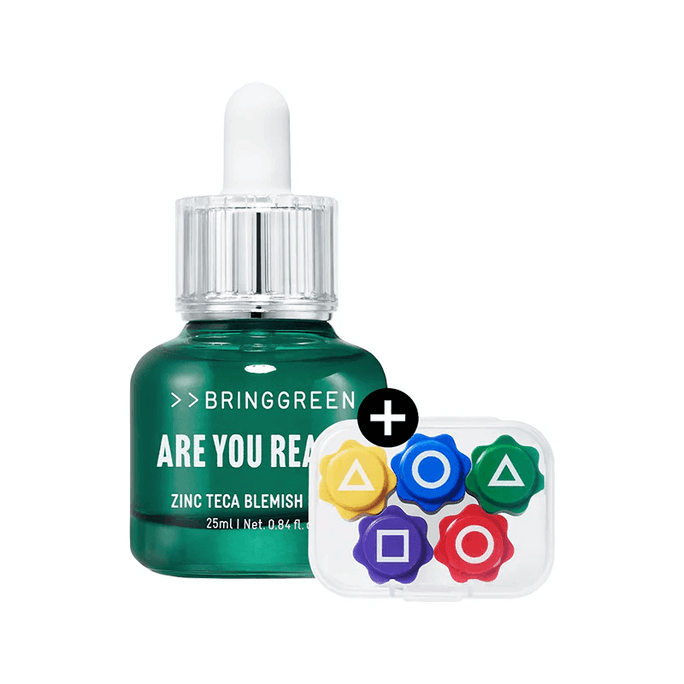 Squid Game Limited Edition Zinc Teca Blemish Serum 25ml + Gonggi Game