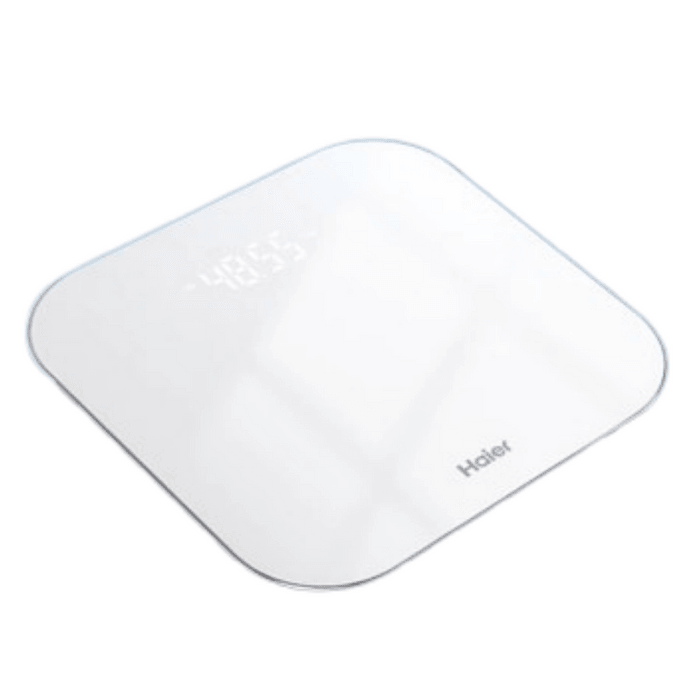 【中國直郵】 海爾 體重計高精準度智能 充電池款 白色 1個裝