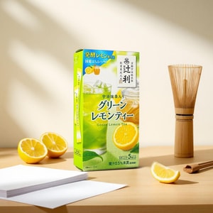 Uji Matcha Green Tea Lemon Tea 5Sticks, 2.99 oz