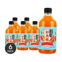 Oolong Tea Soft Drink, Mango & Mandarin Flavor, 16.91 fl oz *6【6 Packs】