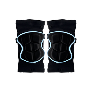 成人滑雪護膝護具組 防摔褲滑冰護具 藍色XL碼