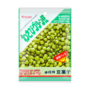 日本KASUGAI春日井 酥脆烤青豆 豌豆零食 芥末味 67g【网红零食下酒菜】