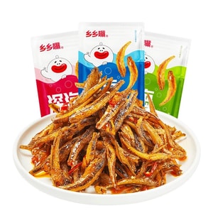 鄉鄉嘴 小魚乾 7g*10包 辣小魚仔 下餐 解饞 下酒神器 混合口味