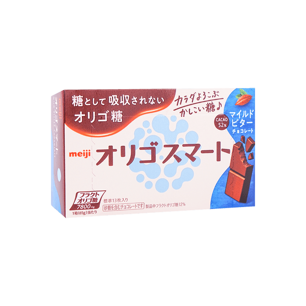 商品详情 - 日本MEIJI明治OLIGO SMART温和苦味巧克力 65g - image  0
