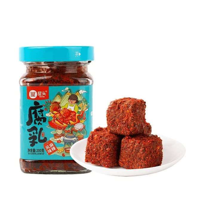 Pickled Rice Spicy Bean Curd 200g*1 Bottle