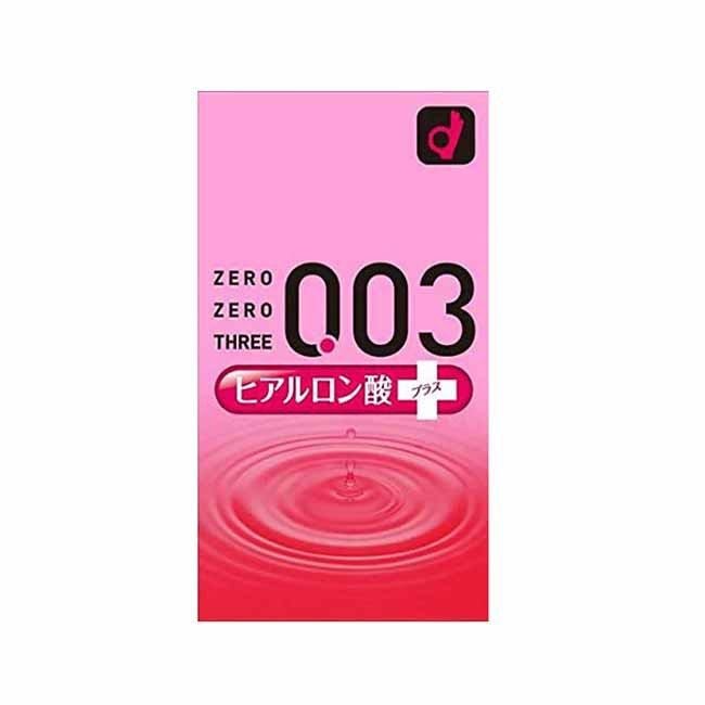 日本 OKAMOTO岡本 003玻尿酸超薄保險套保險套 10隻裝