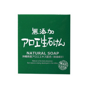 【日本直郵】 日本 日本其他 蘆薈原皂 80克 由 100% 植物皂基製成不含防腐劑