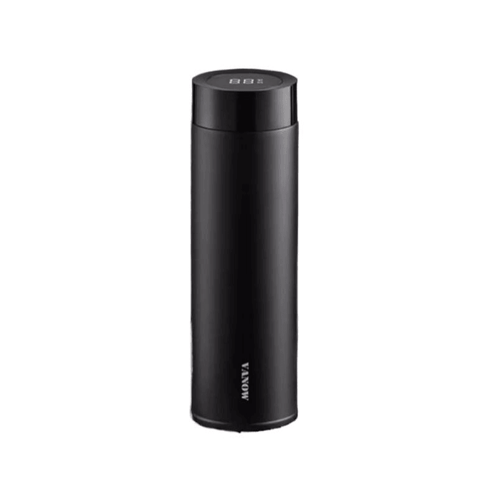 Thermos Cup With Ceramic Liner Simple & Premium Design Ideal Gift For Students Black 480ml