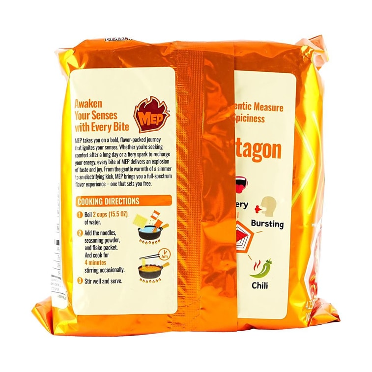 Mep Ramen ,Garlic and Clam Flavor Ramen, Multi, 4p , 16.92 oz 5