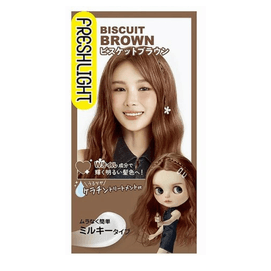 日本 SCHWARZKOPF 施华蔻 FRESHLIGHT 魅惑娃娃高着色染发剂(饼干棕色) 40g+80ml+15g