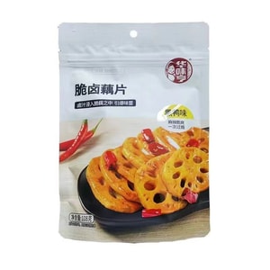  華味亨 脆滷藕片黑鴨口味即食鹵素獨立小袋蓮藕片休閒點心108g*1包