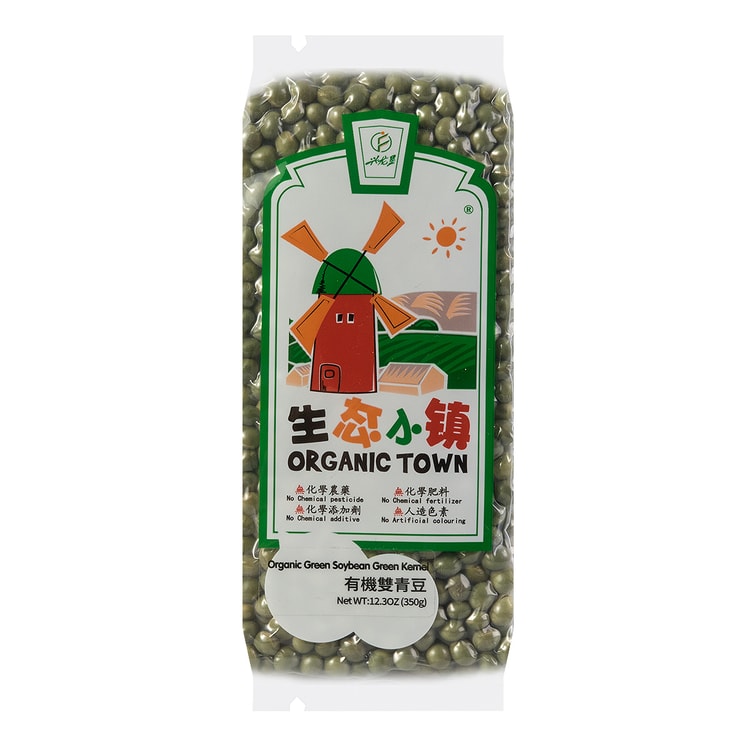 XINGLONGKEN ORGANIC TOWN 有機緑大豆青粒 350g - Yami