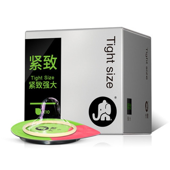 [중국에서 온 다이렉트 메일] Elephant Firm 소형 성인 초박형 섹시 지연 히알루론산 정품 콘돔 남성용 및 여성용 10팩