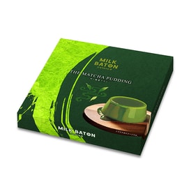 日本 MILK BATON 抹茶布丁4枚装