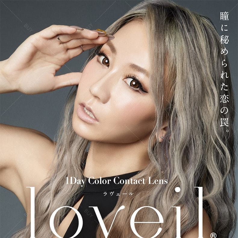 【日本美瞳/日本直郵】 loveil 日拋美瞳 Black Bijou 黑寶石「棕系」10 片裝 度數 750(7.50) 預定3-5天 DIA:15.0mm | BC:8.6mm