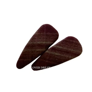 Simple plaid fabric BB clip hair clip sweet retro side clip bangs clip versatile hair accessory 1 pair