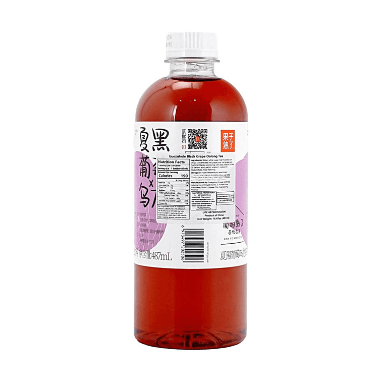 果子熟了 夏黑葡萄乌龙茶饮料 487ml【真实果汁添加】 6
