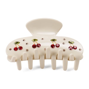 【中国直送】TIMESOOD ニッチな絶妙なヘアクリップ、痕跡のないグリップクリップ/個、酢酸素材、チェリーシャーククリップ