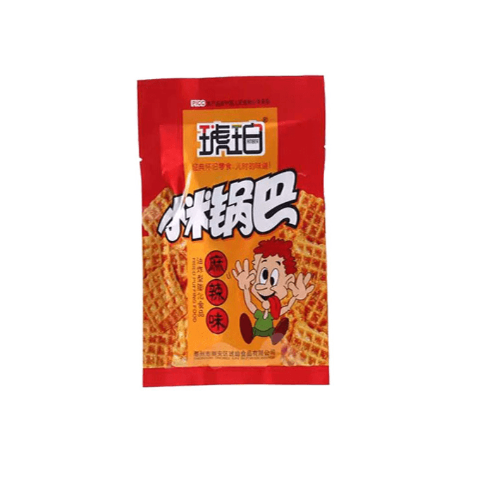 Amber Millet Rice Shell Nostalgia Casual Snack Spicy Flavor 22g*5 Packets