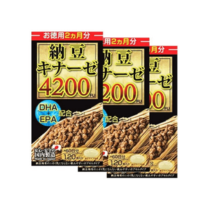 [일본 직배송] 마루만 낫토키나제 에센스 4200FU캡슐 DHA+EPA 120캡슐*3병