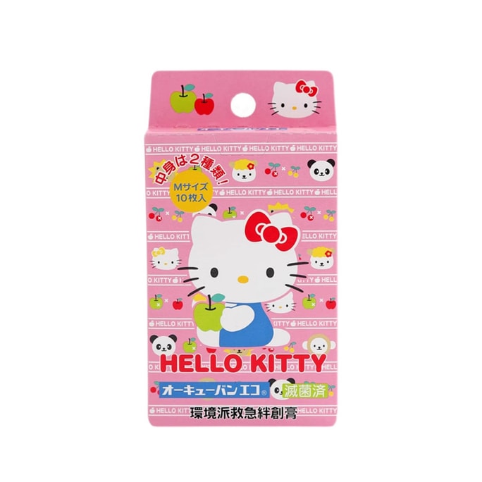NICHIBAN Hello Kitty Adhesive Bandages 10 pcs 