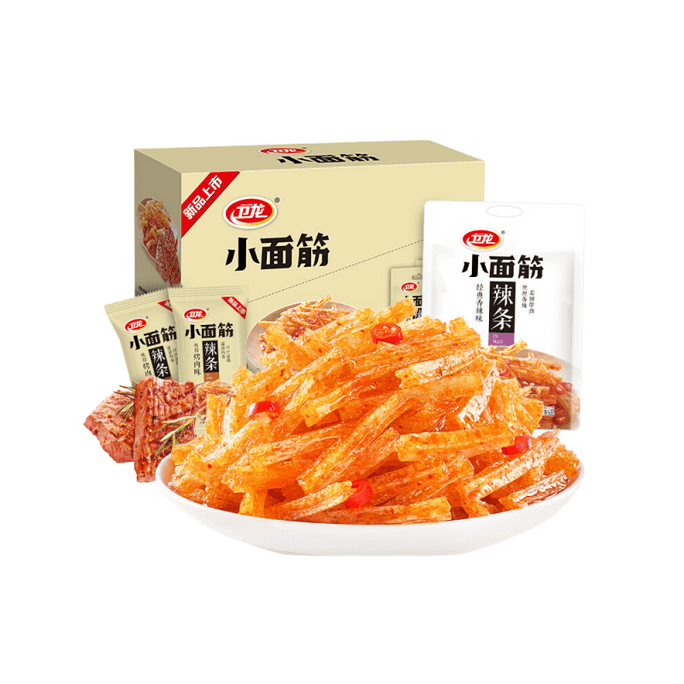 Weilong Small Gluten Spicy Strips Spicy Flavor - Snack Gift Box (480g)