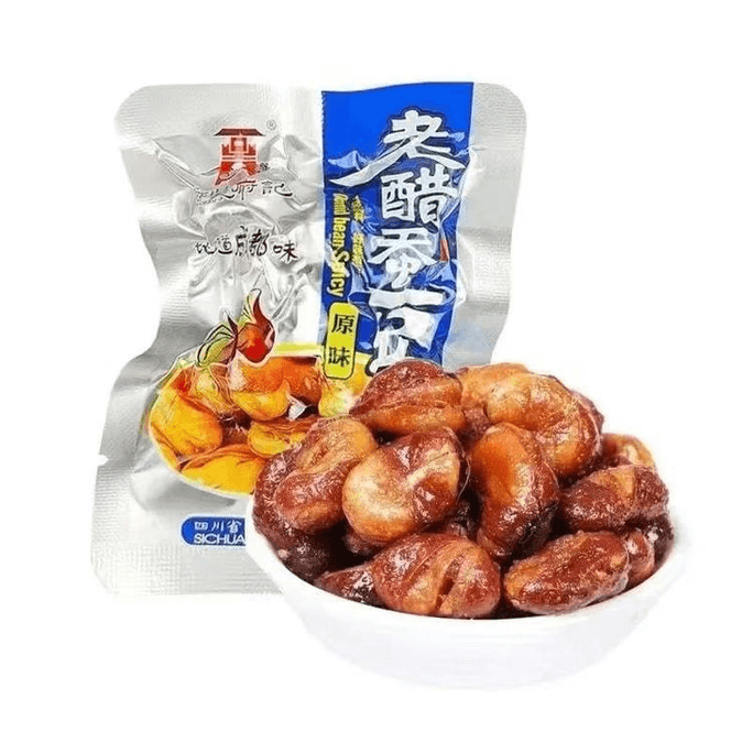 Wu Fuji old vinegar broad beans original flavor Zhao Lusi recommends the same leisure snacks 30g*4 bags