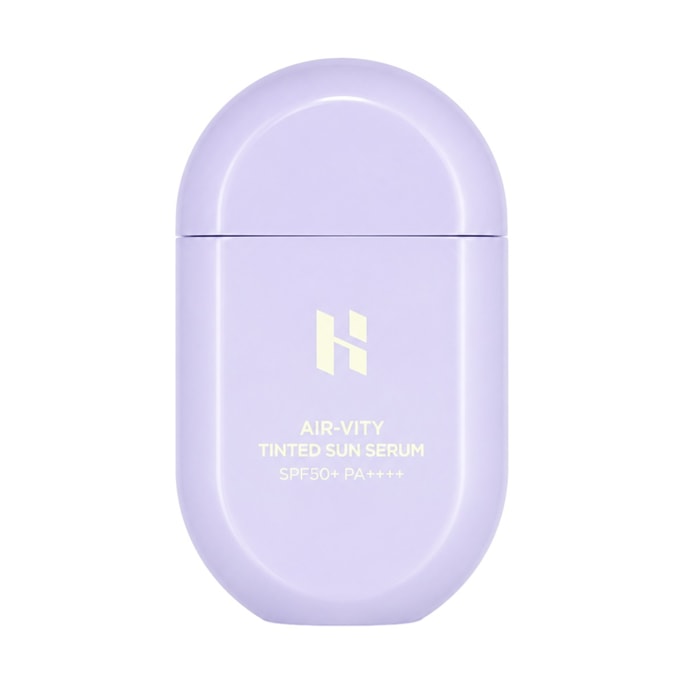 【韩国直邮】 韩国 HOLIKA HOLIKA Air-Vity Tinted Sun Serum Lemon SPF50+ PA++++ 50ml (1.69 fl. oz.) #Foundation-Free
