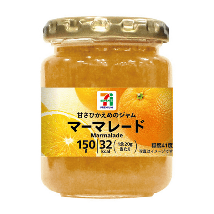 【日本直郵】日本 711便利商店 水果醬 柳橙口味 150g 沾麵包 蛋糕 沖飲