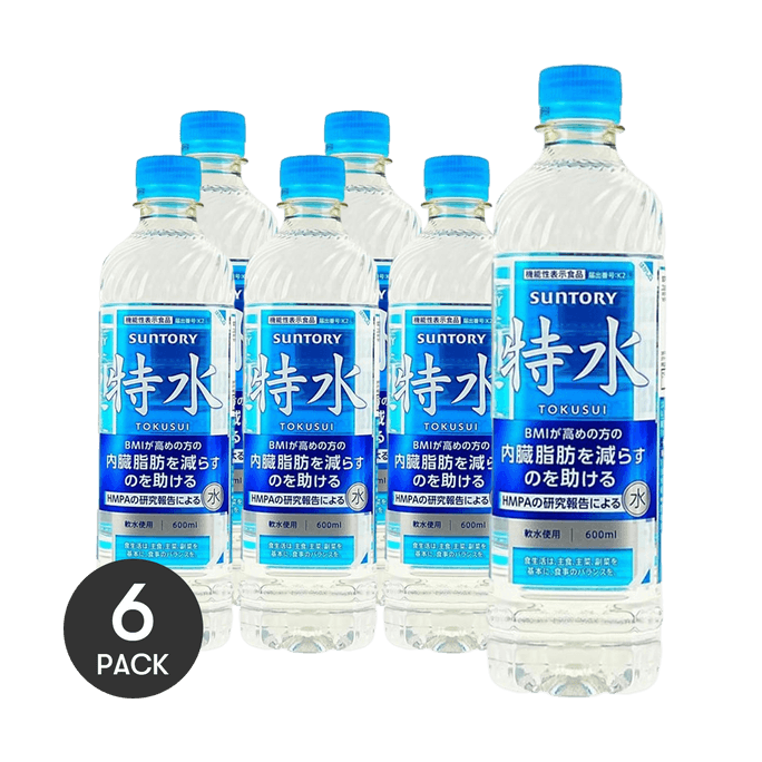 Tokusui Soft Drink 20.28 fl oz [Helps People With High Bmi Reduce Visceral Fat] *6【6 Packs】