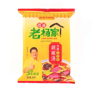 [중국 다이렉트 메일] 샤오야오 라오양 후호 매운탕 오미 맵지 않고 허난 특선 즉석국수 아침식사 305g*1봉