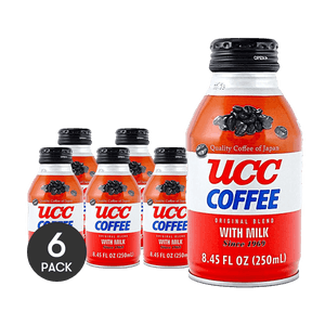 【Value Pack】Original Blend Coffee with Milk - Japanese Drink, 8.45 fl oz*6