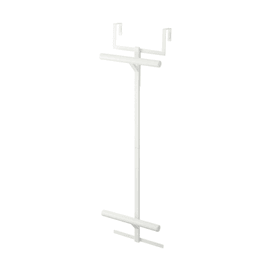 Over-the-Door Backpack Hanger - Steel White 1 piece