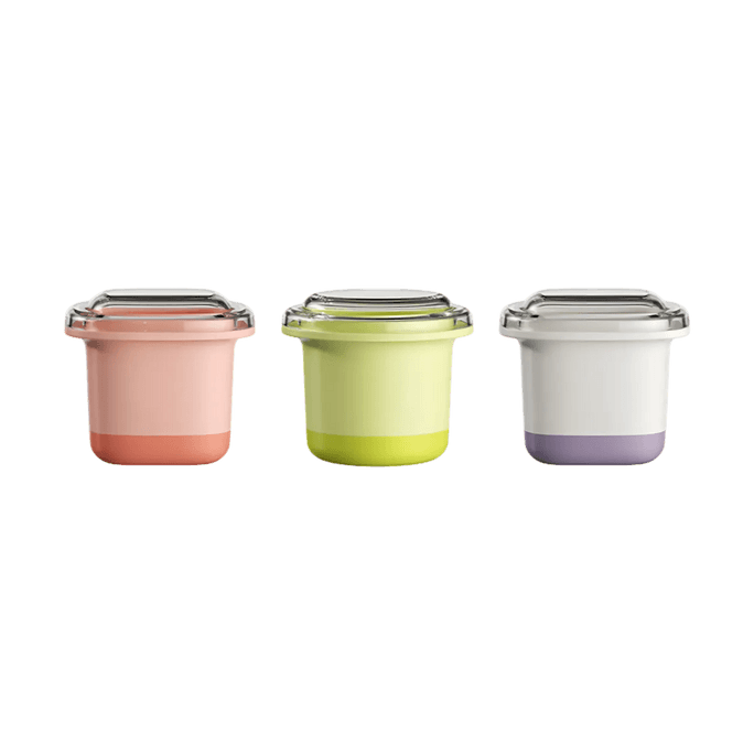 Summer Ice Cube Round Ice Cube Mold Mixed Colors 3 Pack 7*7*6.1cm