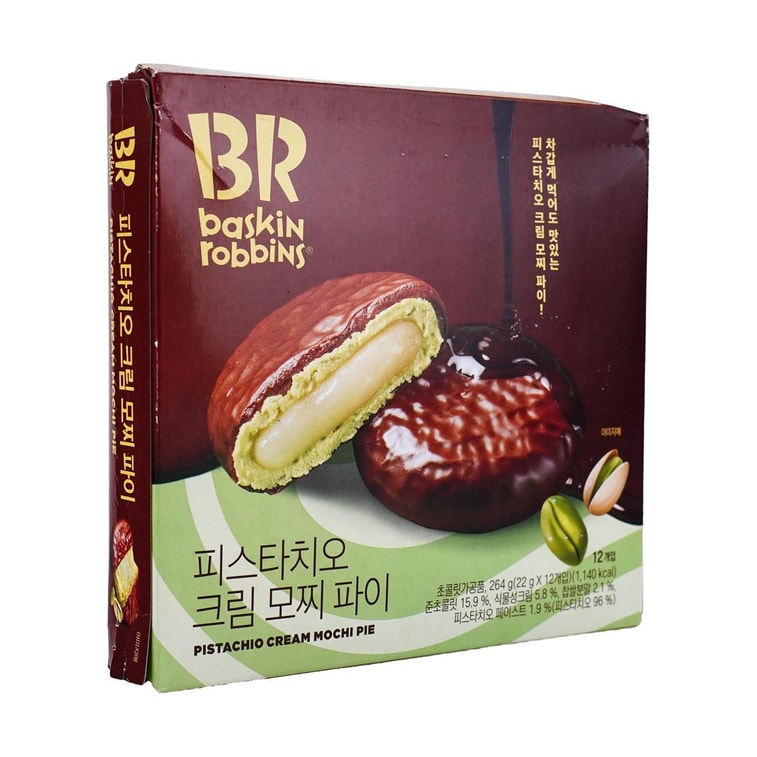 배스킨라빈스 피스타치오 크림 모찌파이 9.31온스 6