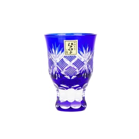 日本田岛玻璃手工清酒杯集合星纹(红色2.54盎司) - 亚米
