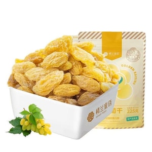 [Xinjiang Specialty] Golden Phoenix Raisins Xinjiang Raisins Dried Fruit Raisins 225g*1 Bag Large Raisins