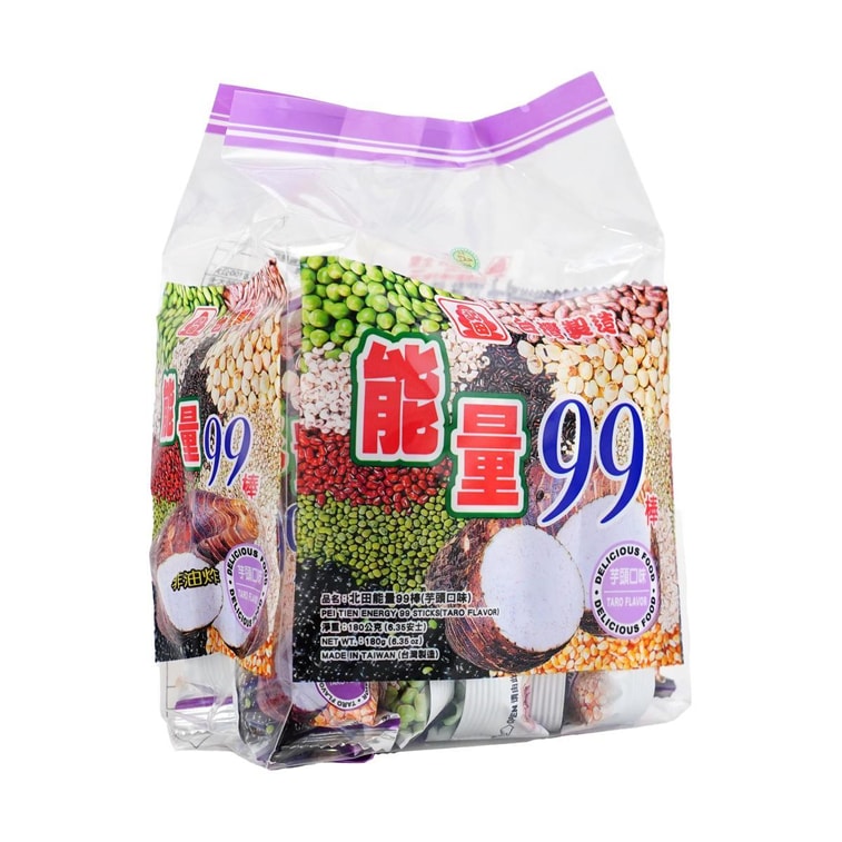 台湾北田 能量99棒 芋头夹心味 180g 9