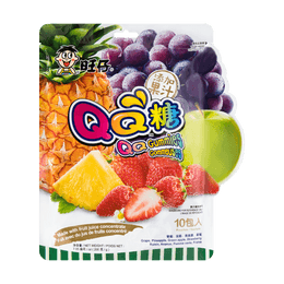 QQ Juicy Fruit Gummy Assortment - 10 Packs, 7.05oz