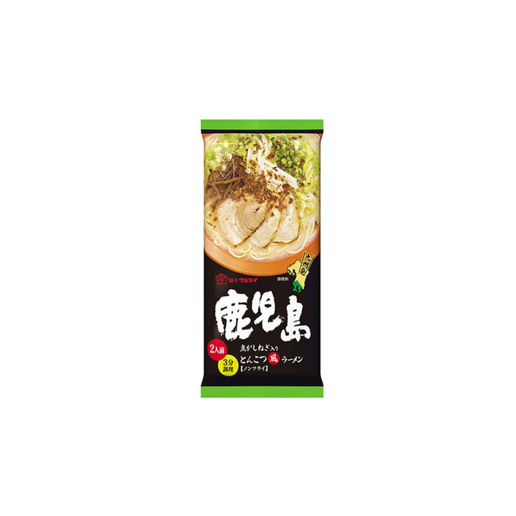 Ramen Kagoshima Black Tonkotsu Ramen 2 servings 185g - Yami.com