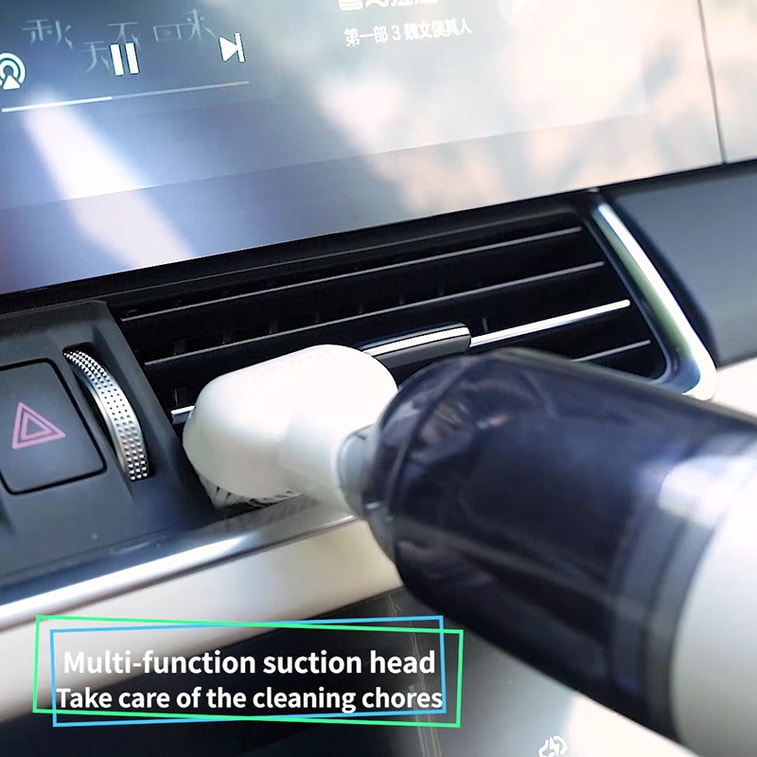 99.5% Filtration Handheld Cordless Vacuum 2-Speed Strong Suction USB Charging for Car Home 1 unit 5