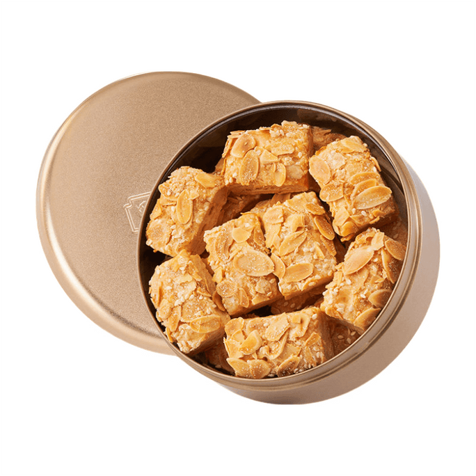 【中国直邮】 点都德 扁桃仁千层酥 128g 焦香砂糖坚果黄油饼干 港澳风味休闲零食办公室下午茶酥脆点心特产【满满香浓扁桃仁】【口感酥脆 奶香醇正】