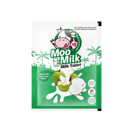 泰国MOOMILK 香浓牛奶片 奶糖 椰奶味 25g 
