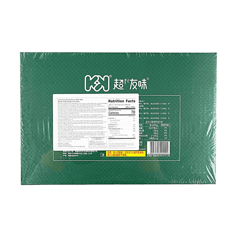 超友味 水果農場果汁果凍禮盒 660g【超高顏值水果造型果凍!】【純正果香 Q彈爽滑】【0脂無負擔】【新舊包裝隨機發】 7