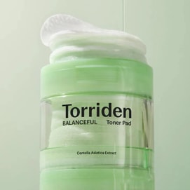 韩国TORRIDEN桃瑞丹 积雪草低刺激爽肤湿敷棉 去角质均衡棉片 180ml 60片 清爽补水 镇定保湿 维稳褪红 温和舒润