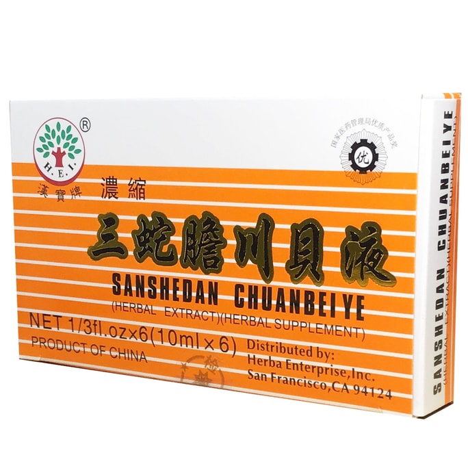 Sanshedan Chuanbeiye Herbal Extract 10ml x 6