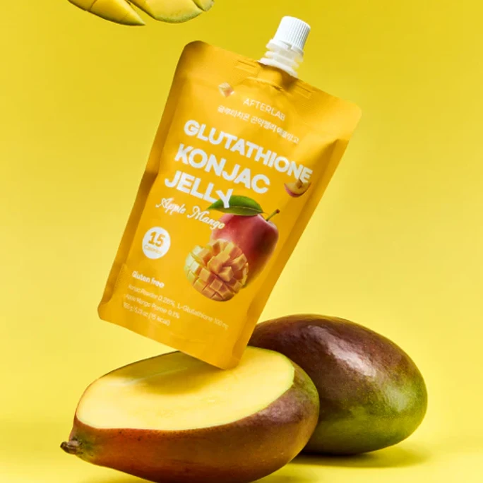 韓國AFTERLAB 穀胱甘肽蒟蒻果凍(蘋果芒果味)150克 10條