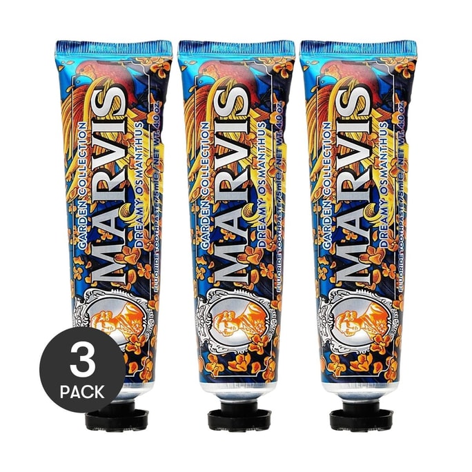 Osmanthus Mint Toothpaste, 4.5oz. *3【Value Pack】