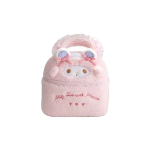 [중국에서 온 다이렉트 메일] SANRIO 카툰 걸리 하트 화장품 가방 미니 토트백 립스틱 및 기타 보관 가방 플러시 귀여운 어린이 클러치 - 1 머스트아인 No. 스타일* 예상 도착 시간 3-4주